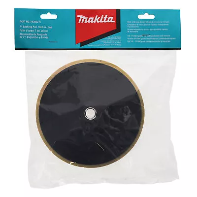 Makita 743052-5 7 In Hook And Loop Back Up Pad For 9227C PV7001C • $24.79