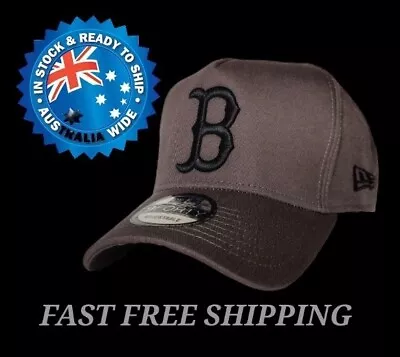 B Boston Red Sox Mbl 9forty A Frame Grey & Black Snapback Cap Hat La Ny Nfl Nba • $36.95