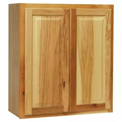 Hampton Bay Wall Kitchen Cabinet 27  Adjustable Hinges Indoor Natural Hickory • $297.37