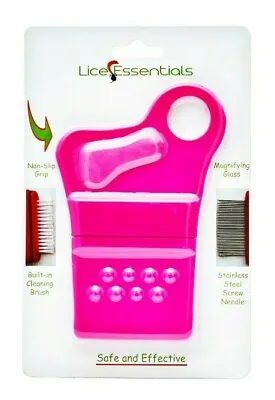Hygea Natural Lice Comb Metal Teeth 5X Magnifying Glass For Lice And Nits • $9.99