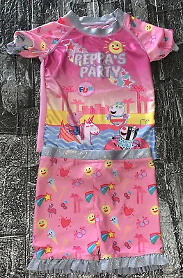 Peppa Pig SWIMSUIT  For 2-3 Year-Old Clothing Swimming Children Holidays • £7.99