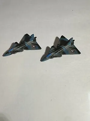 Micro Machines Military Plane Saab Ja 37 Viggen Swedish Fighter Jet (Set Of 2) • $13