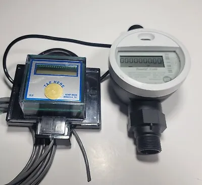 5/8  X 1/2  Ultrasonic Composite Water Meter CUBIC FOOT W/Remote Register • $240