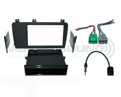 Radio Stereo Installation Dash Kit Combo SD/DD + Wire Harness + Antenna VO6 • $44.99