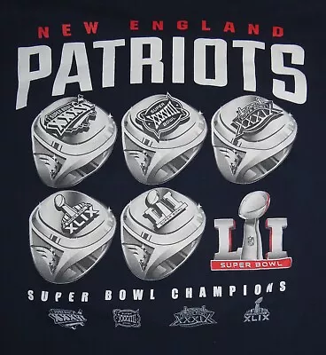 Super Bowl LI NEW ENGLAND PATRIOTS How Do You Like Them Rings XL Shirt TOM BRADY • $35