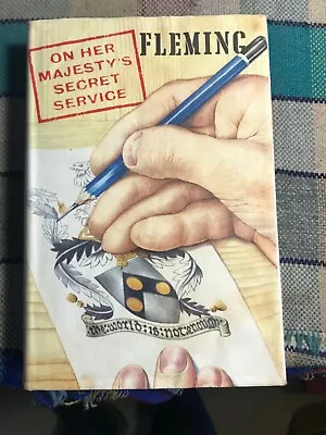£180 • Buy On Her Majesty's Secret Service Ian Fleming 1963 1st Edition, Cape, Bond 007