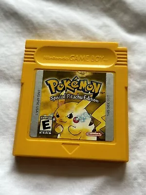 Gameboy Color - Pokemon Yellow - Authentic Tested Saves! LEGIT! • $30