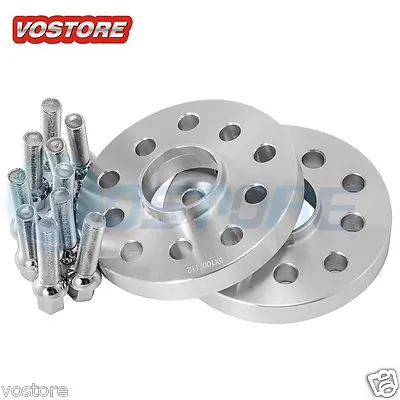(2) 25mm Hubcentric Wheel Spacers Adapters 5x100 / 5x112 For VW Audi 57.1mm Bore • $47.50