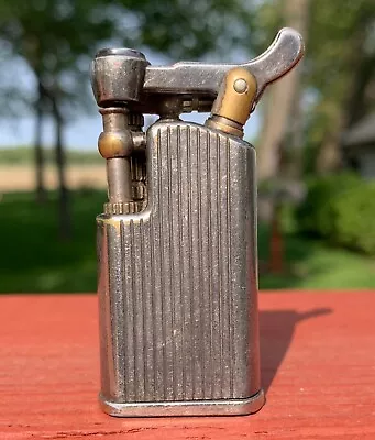 Vintage Maruman Gl-67 Pipe Cigarette Lift Arm Gas Lighter  Military Japan • $95