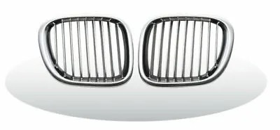 Front Kidney Grille Chrome Black For BMW Z3  1996-2002  Convertible/coupe • $65.80