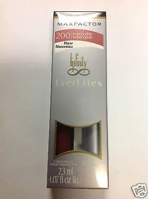 Max Factor Lipfinity Everlites Lipcolor #200 Impeccable New. • $28.01