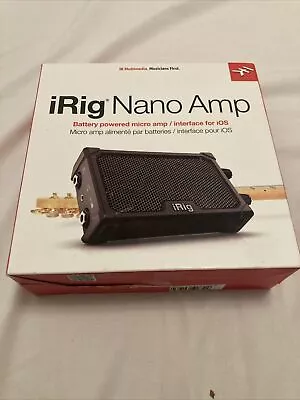 IK Multimedia IRig Nano Amp Mobile Micro Guitar Amp And Smartphone Interface • $59.99