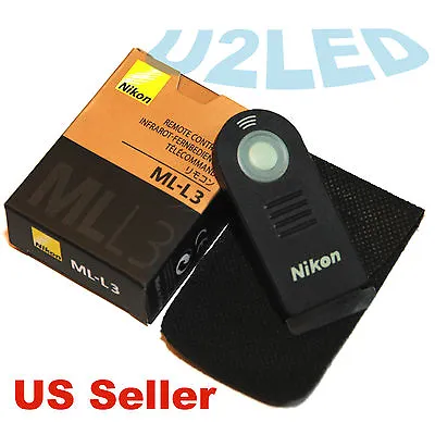 Wireless Remote Control For Nikon ML-L3 D610 D7500 D5300 D3300 D3400 D7200 1 V3 • $11.95