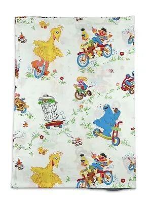 Vintage Sesame Street Bedding Twin Flat Sheet JC Penney • $14.40