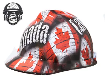 Custom Hydrographic Safety Hard Hat Mining Industrial - CANADA CAP • $70