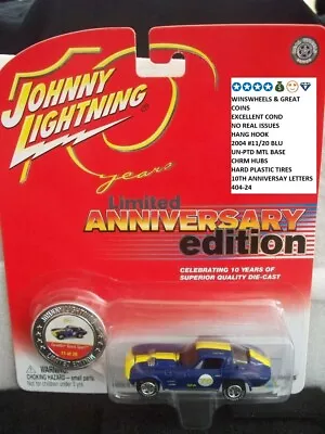 2004 Johnny Lightning Limited Anniversary #11 Corvette Grand Sport 💰😍💎 404-24 • $4.50