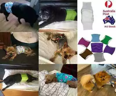 $90 • Buy Washable Male Dog Cat Puppy Nappy Diaper Belly Wrap Band Sanitary Pant Underpant