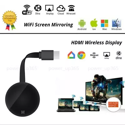 Wireless HDMI WiFi Mobile Phone Screen Projector Video Media TV Display Receiver • $20.99