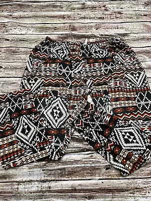 No Boundaries Womans Soft Pants Leggings Size X-Large (15-17) Tribal Multicolor • $7