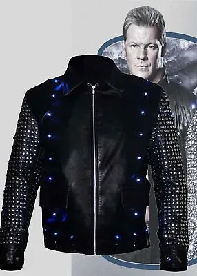 WWE Chris Jericho Studded Light Up Y2J Jacket • $159.99