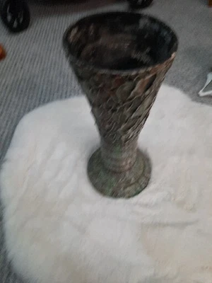 The Most Unusual Antique Pottery Vase Studio ? Incised Really Well Made Old Pot  • £16