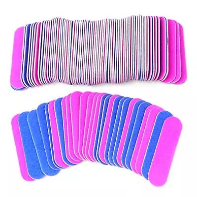 100 Pcs Mini Nail File Disposable Double Sided Emery Boards For Men Women • $9.99