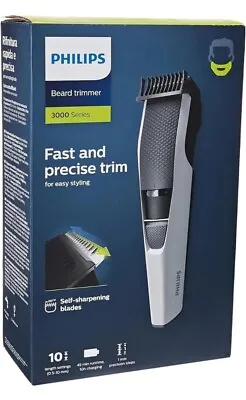 Philips Beard & Stubble Trimmer Hair Clipper Stainless BT3206/13 Series 3000 • $50.10