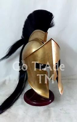 300 Spartan King Leonidas Spartan Helmet Warrior Costume Medieval Helmet SCA • $115.50