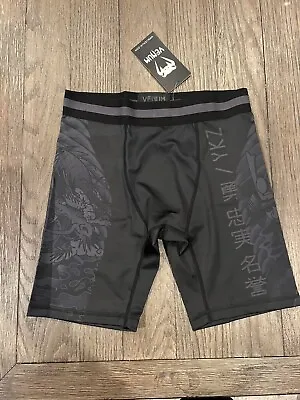 Venum UFC Authentic Fight Compression Shorts - Black Vale Tudo Tights M New • $48.75