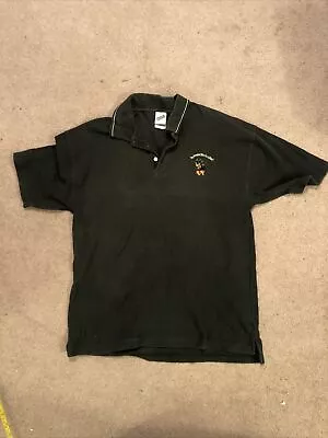 Vintage Embroidered Looney Tunes Daffy Duck Polo Size Large • $19.99