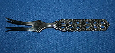 Magnus Aase Norway Sterling Silver Scroll Pattern Pickle Fork • $27.95