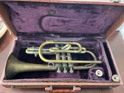Vintage Olds A-10 Ambassador Trumpet W/Case & Mouthpieces Fullerton CA • $124