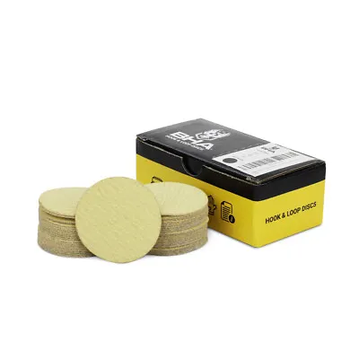 BHA 2  Inch Gold Hook & Loop Sanding Discs Orbital DA Sandpaper - 50 Pack • $14.99