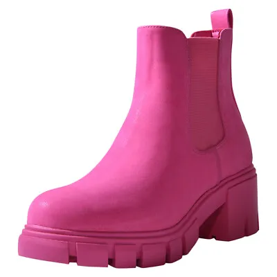 Mia Ivy Women's Boots Shoes HPK Hot Pink • $64.95