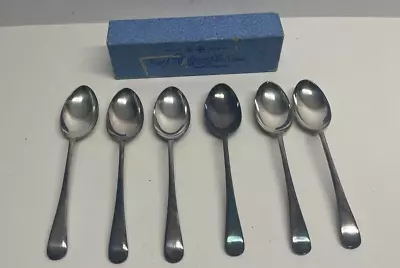 Joseph Rodgers And Sons Limited Silver Plated Spoons Set Of 6 ( B17) Boxed • $38.26