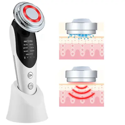 7 In 1 Face Lift Devices EMS RF Microcurrent Skin Rejuvenation Facial Massager • $79.98