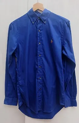 Royal Blue Ralph Lauren Xs Cotton Shirt Mens • £25