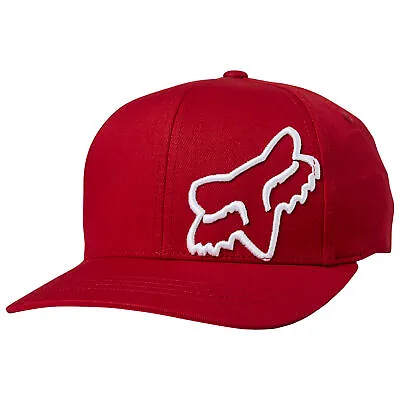 Fox Racing Mens Flex 45 FlexFit Hat Baseball Cap Curved Bill Comfortable Chili • $25.99