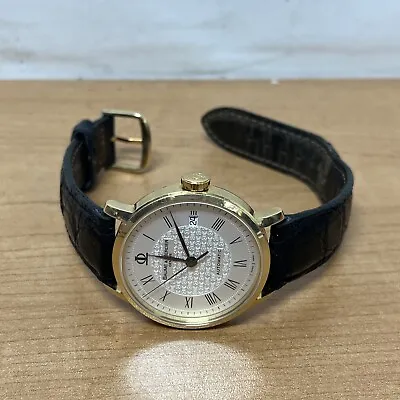 Baume Mercier 65547 18k Yellow Gold Classima Executives Dates Mid 1990's • $2000