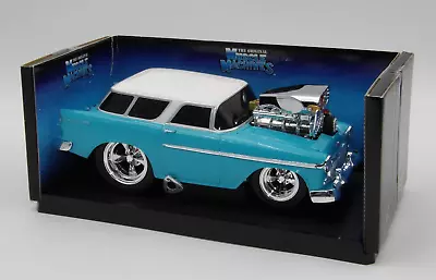 Muscle Machines 55 Chevy Bel Air Nomad 1/18 Scale • $125