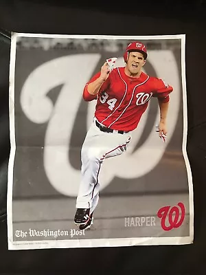 Bryce Harper Poster Washington Nationals • $29.99