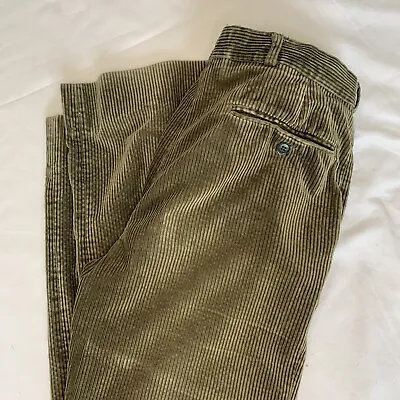 Vintage 70s Corduroy Pants Mens Size 29-30W Garry Austin Tan Khaki Brown Cords • $65