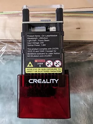 Creality Ender-3 S1 CV-Laser Module 24V 1.6W La-ser Head For Carving Machine • £40