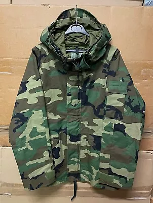 Genuine Us Army Gen I Ecwcs Goretex Parka Woodland Ex Cond !!!! Medium Regular • £149.99