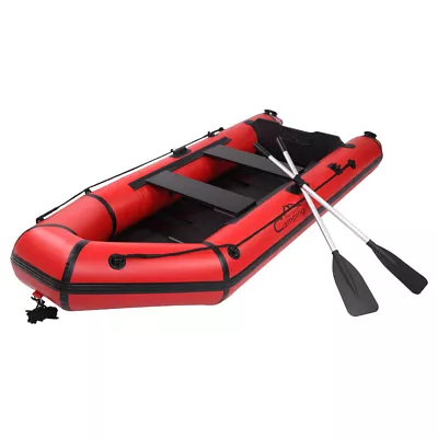 4 Person Fishing Boats Dinghy Boat Kayak Raft 10Ft Inflatable Boat W/ Carry Bag • $385.59