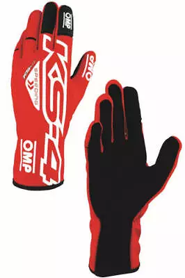 OMP Racing Karting Kart Gloves KS-4 MY2023 Red - Size XL • $55.13