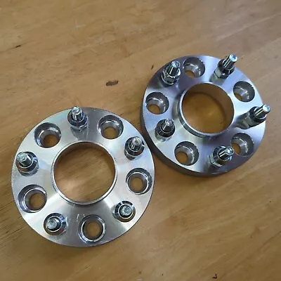 2X 1  25mm ECCPP Wheel Spacers 5x4.75 7/16  Studs For Chevy  - FREE SHIPPING!  • $39.99