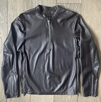 Chrome Hearts Leather Shirt /leather Jacket/biker /rider • $2499