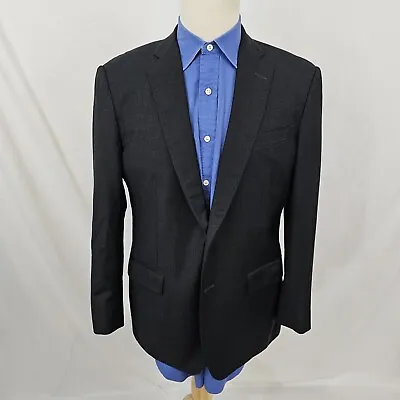 Phineas Cole Paul Stuart Men's Suit Coat Dark Gray Wool 40S EUC • $49.99