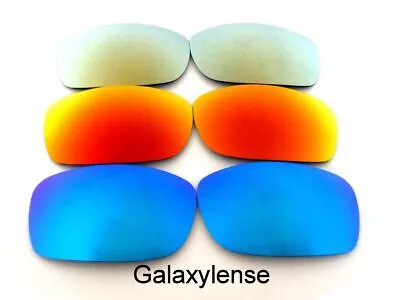 Galaxy Replacement Lenses For Oakley Fives Squared Ice Blue&Red&Gold 3 Pairs • $14.38